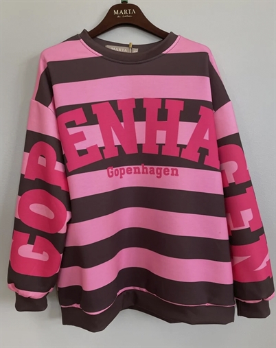Marta du Chateau - MDCNerina Sweatshirt - Moro/Pink